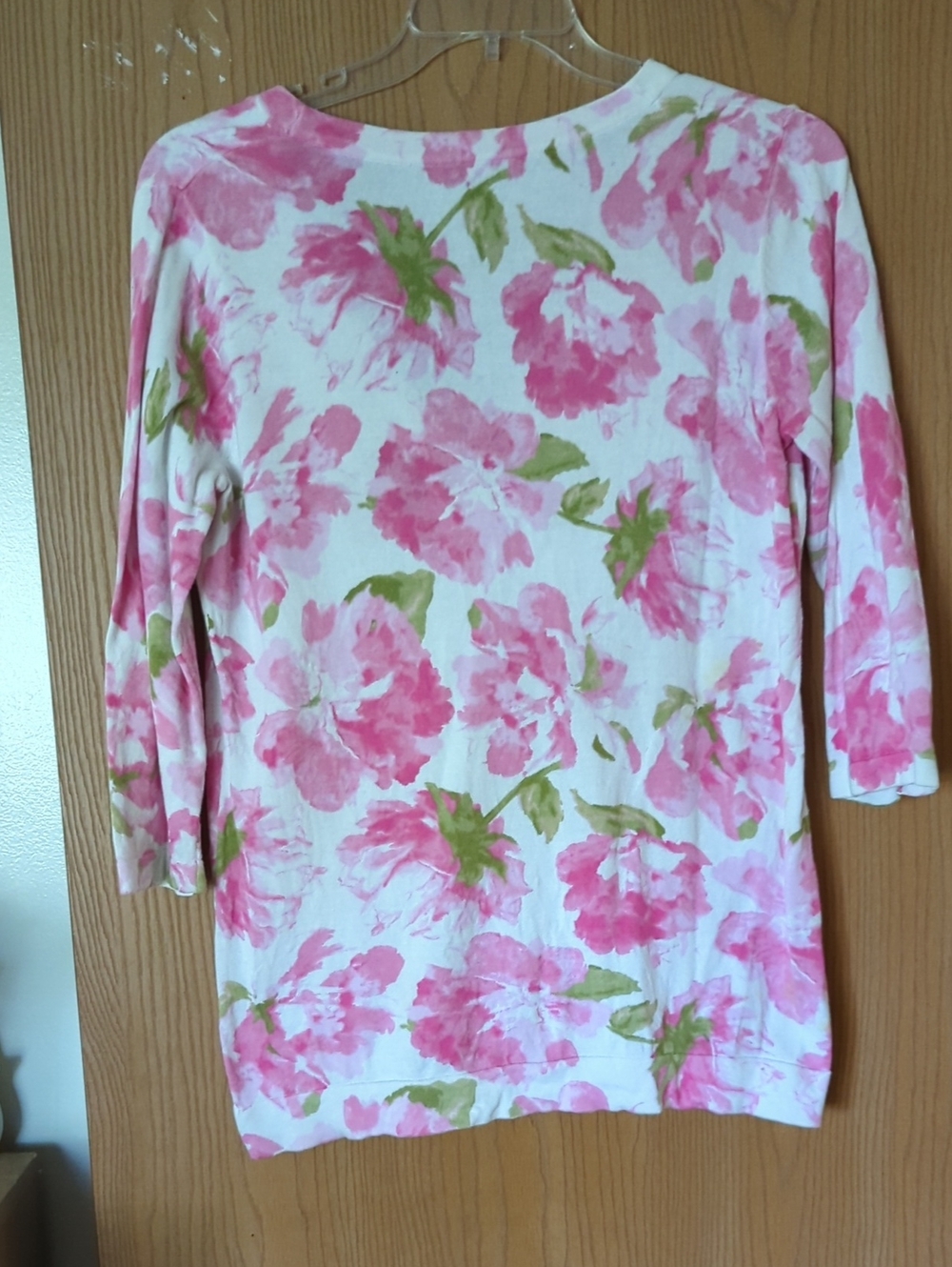 Pink Flowered Sweater - Picture 2 of 7